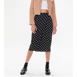 Urban Outfitters Polka Dot Wrap Skirt